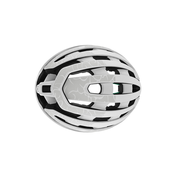 Rennradhelm LAZER Z1 KINETICORE Matt Weiß - Limitierte Edition UYH Use Your Head + LED