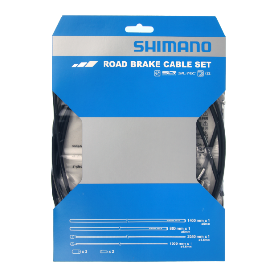 Brems-Kabel- und Hüllenset SHIMANO PTFE Schwarz