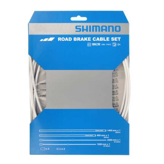 Brems-Kabel- und Hüllen-Set SHIMANO PTFE Weiß