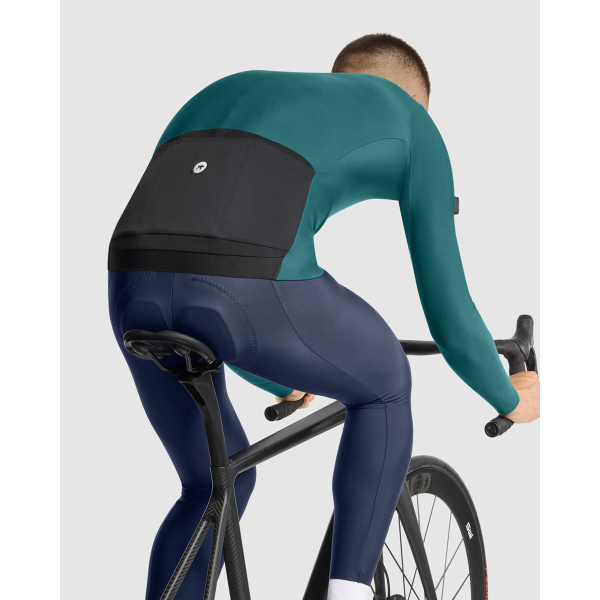 Trikot ASSOS MILLE GT SPRING FALL C2 Langarm Foundation Green