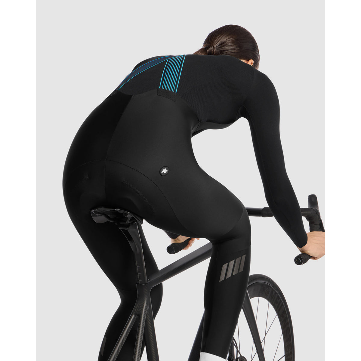 Lange Trägerhose ASSOS DYORA R HABU WINTER S11 Damen Schwarz