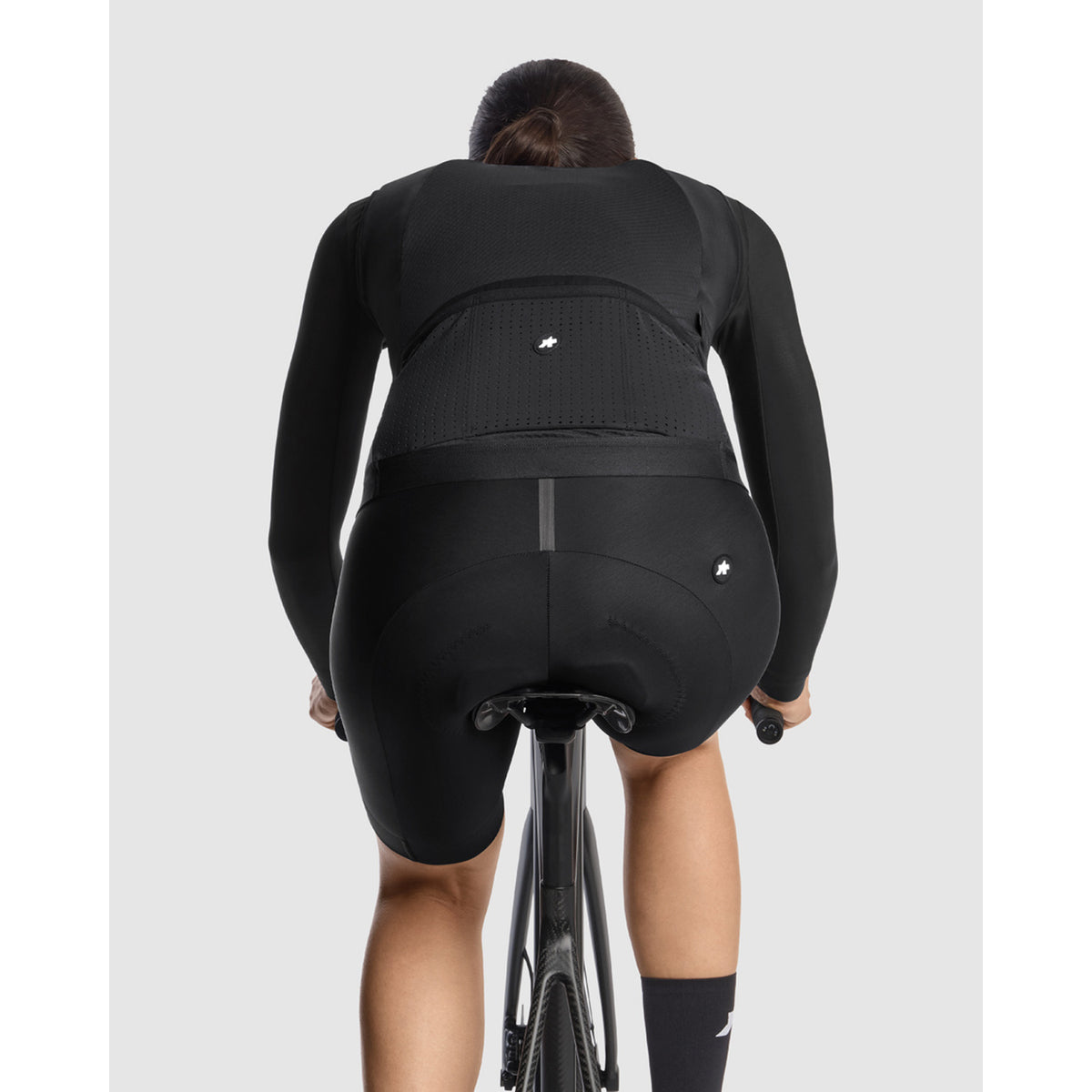 Ärmellose Weste ASSOS DYORA R SPRING FALL S11 Damen Schwarz