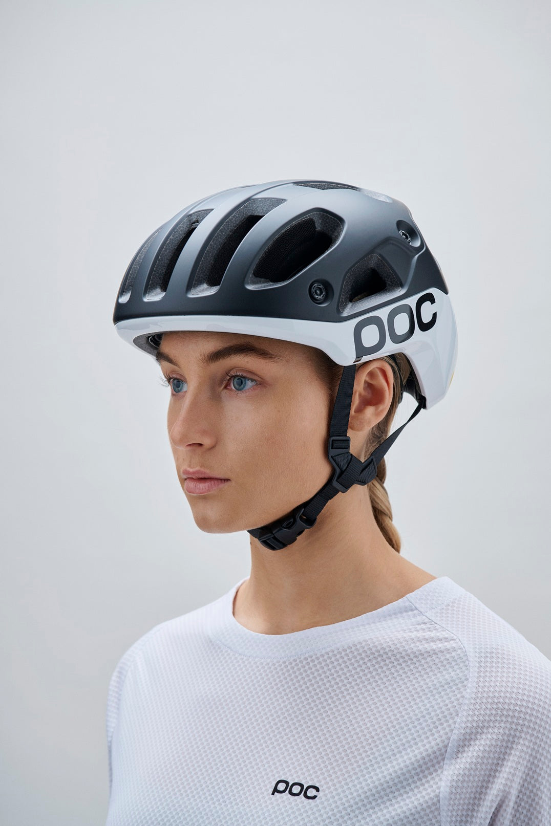 MTB-Helm POC CULARIS PURE Weiß/Schwarz Matt