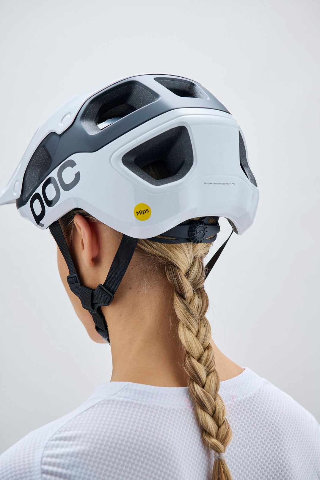 MTB-Helm POC CULARIS PURE Weiß/Schwarz Matt