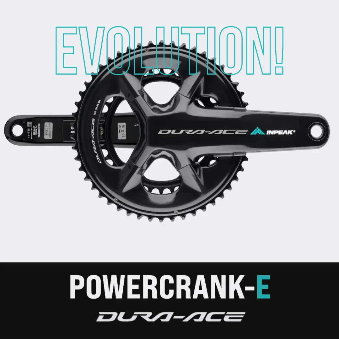 INPEAK POWERCRANK-E TWIN2 LR Leistungsmesser-Kurbelgarnitur Shimano Dura-Ace R9200