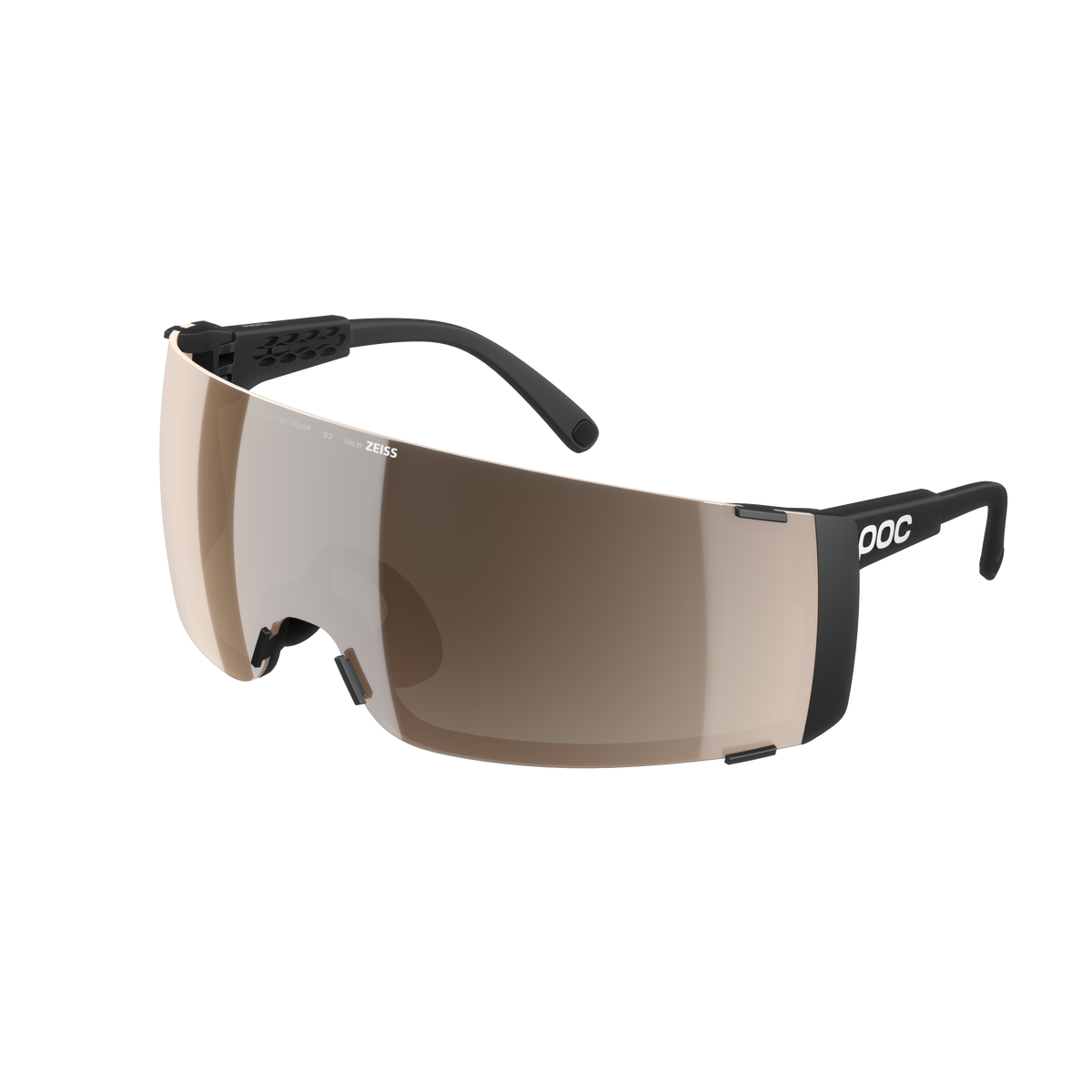 Brille POC PROPEL + Schwarz Glas Clarity Trail Partly Sunny Silver