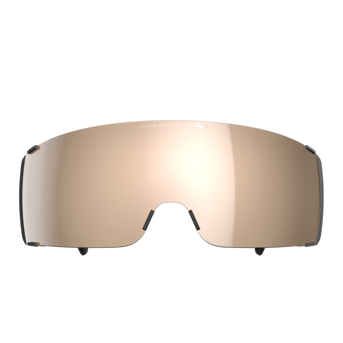 Brille POC PROPEL + Schwarz Glas Clarity Trail Partly Sunny Silver