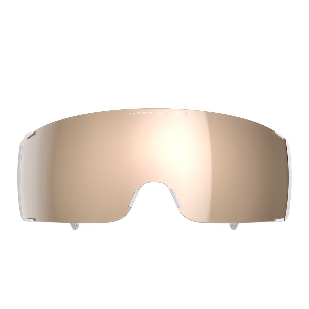 Brille POC PROPEL + Weiß Glas Clarity Trail Partly Sunny Silver