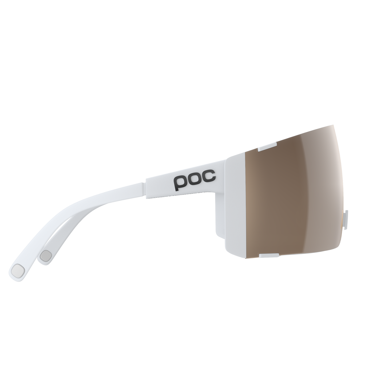 Brille POC PROPEL + Weiß Glas Clarity Trail Partly Sunny Silver