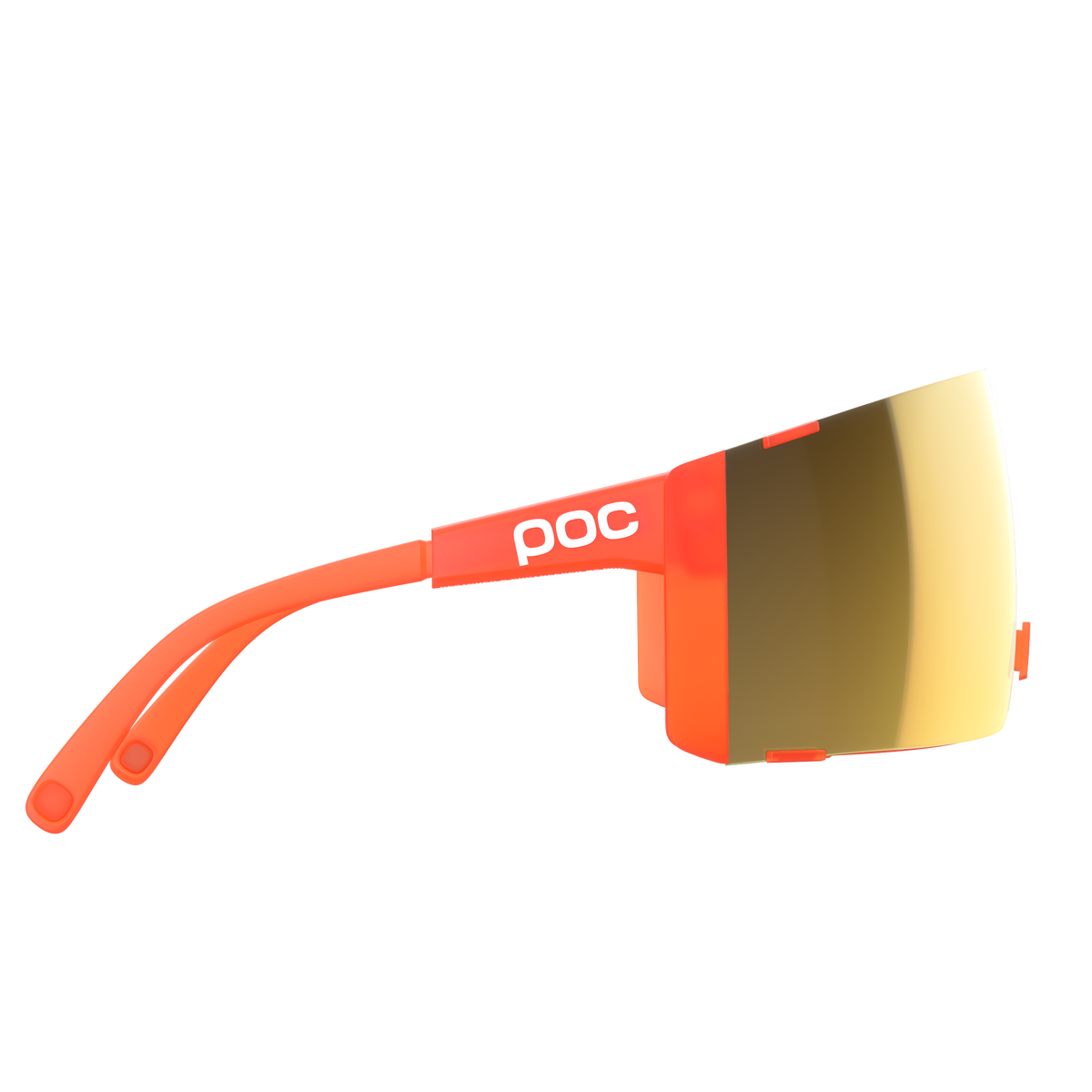 Brille POC PROPEL Fluorescent Orange Translucent Glas Clarity Road Sunny Gold