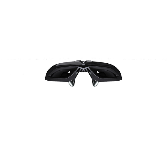 Sattel PRO STEALTH SPORT 142mm Cromoly-Schienen Schwarz