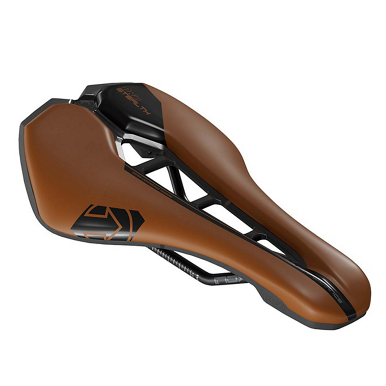 Sattel PRO STEALTH PERFORMANCE 142mm Edelstahlschienen Braun