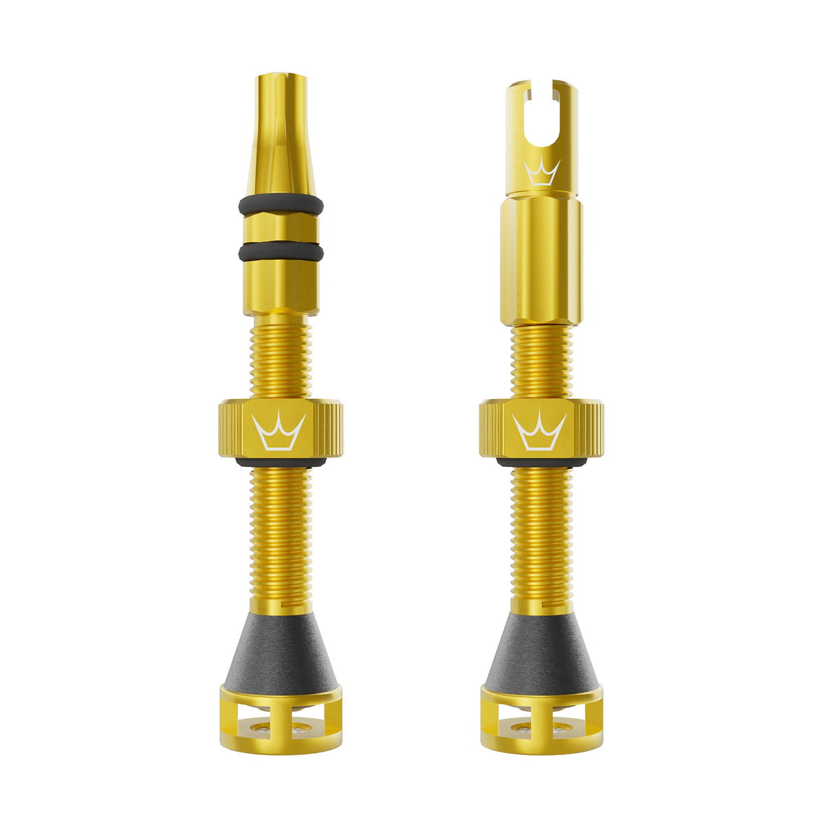 Tubeless-Ventile PEATY'S HOLESHOT FAST FLOW 42mm (x2) Gold