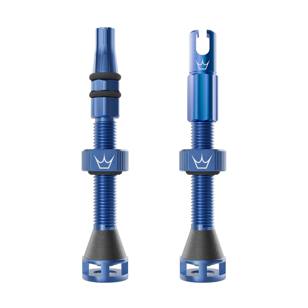 Tubeless-Ventile PEATY'S HOLESHOT FAST FLOW 42mm (x2) Blau