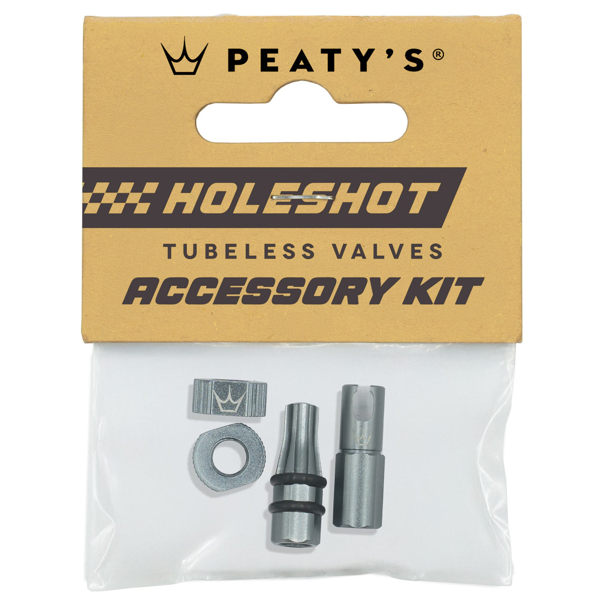 Ventilkappen- und Muttern-Kit PEATY'S HOLESHOT FAST FLOW Petrol