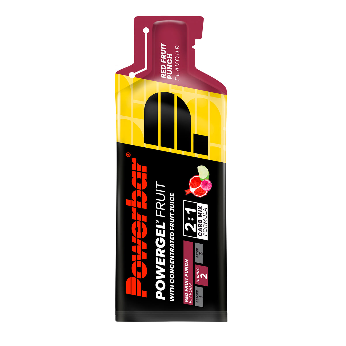 Energiegel POWERBAR POWERGEL FRUIT (41 g) Rote Früchte