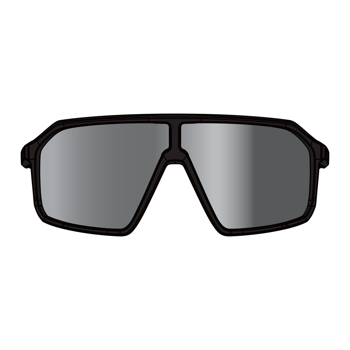 Brille ENDURA MULLET Schwarz