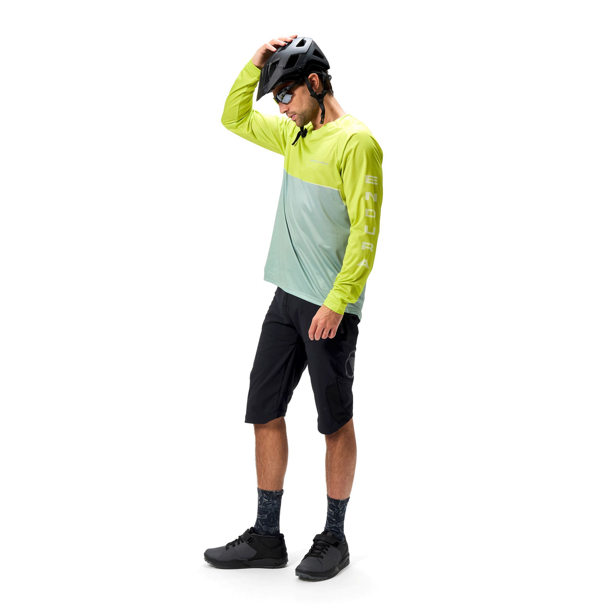 ENDURA CORE PRINTED Langarm-Trikot Grün