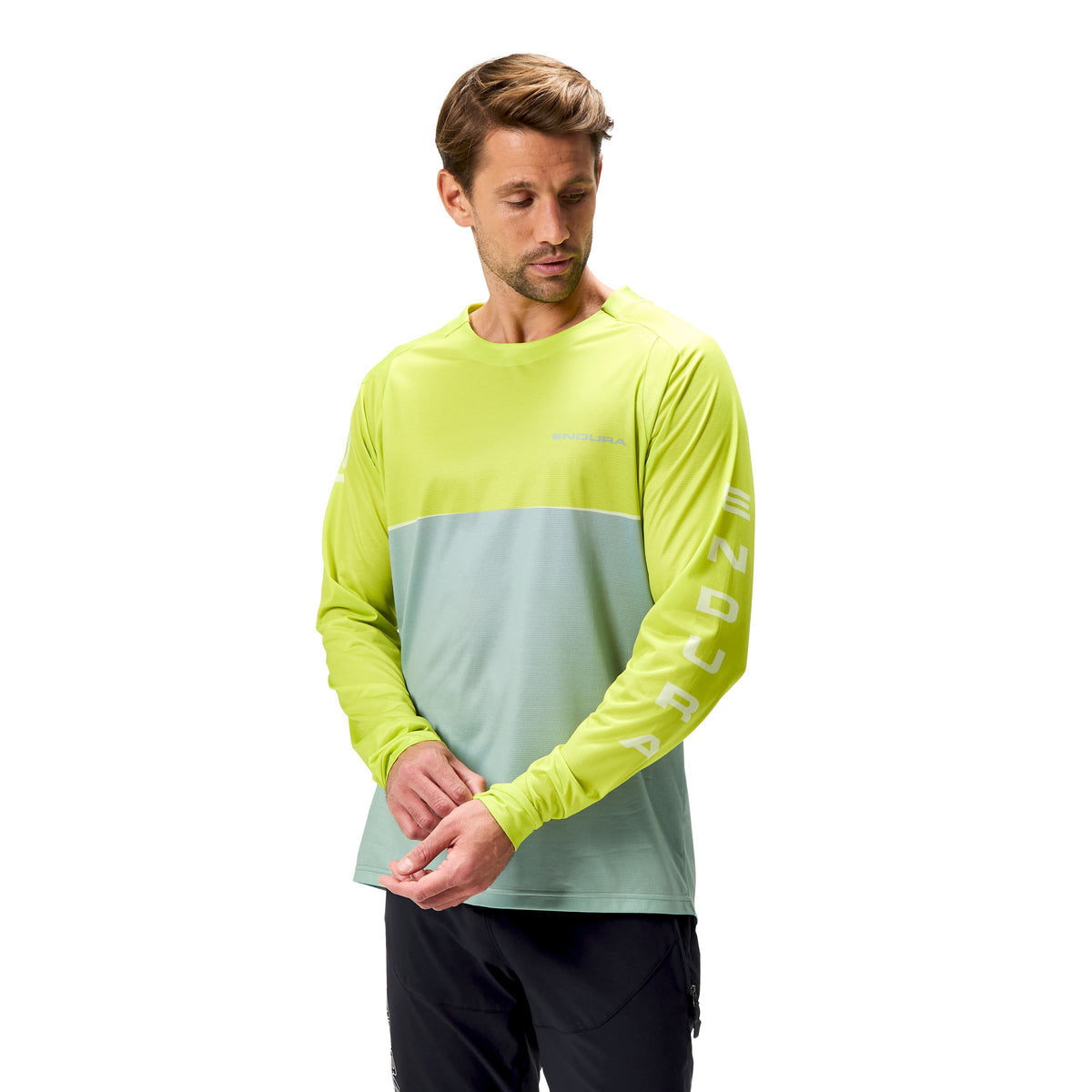 ENDURA CORE PRINTED Langarm-Trikot Grün