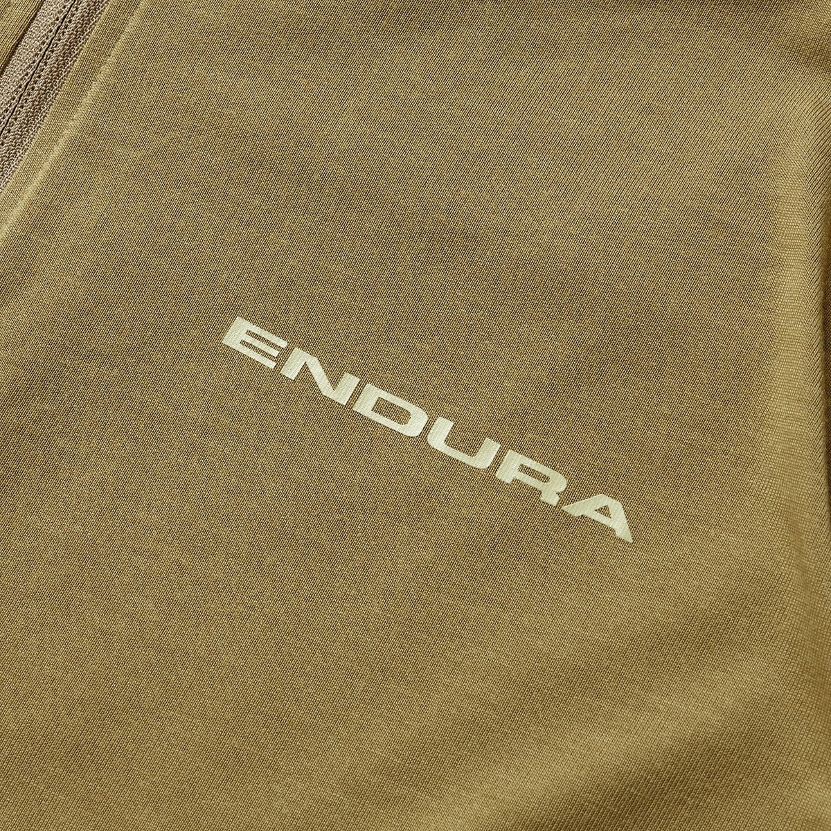 Trikot ENDURA LOOP ZIPPED Kurzarm Khaki