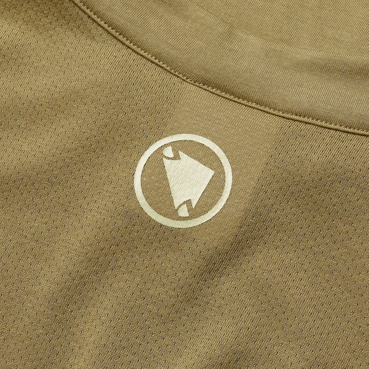 Trikot ENDURA LOOP ZIPPED Kurzarm Khaki