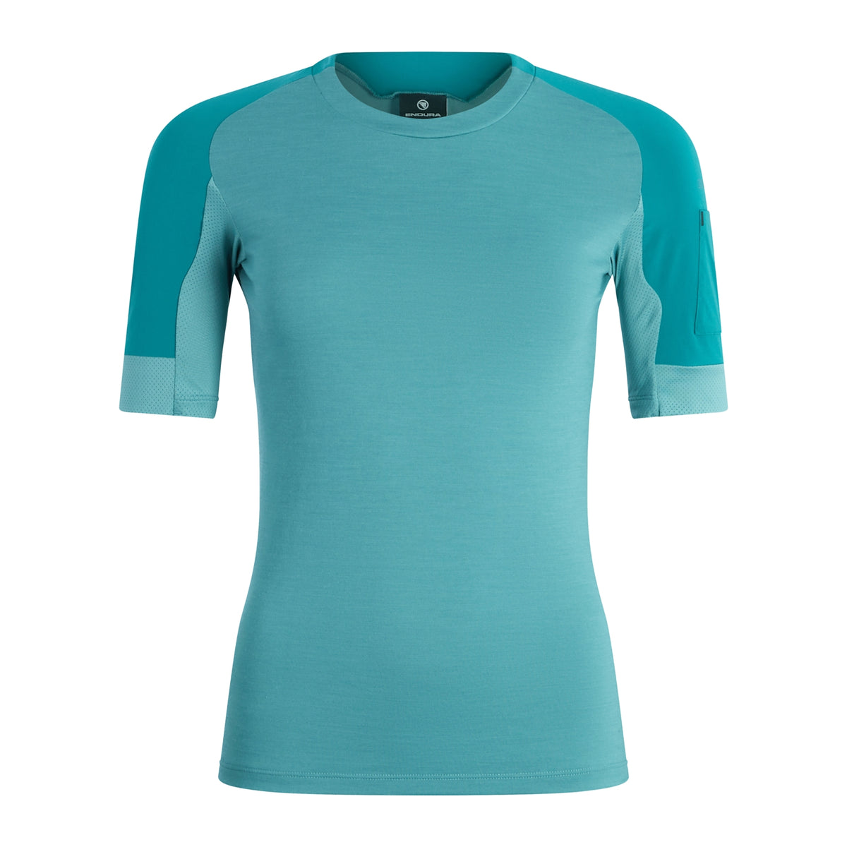 Maillot ENDURA GV500 Damen Kurzarm Blau