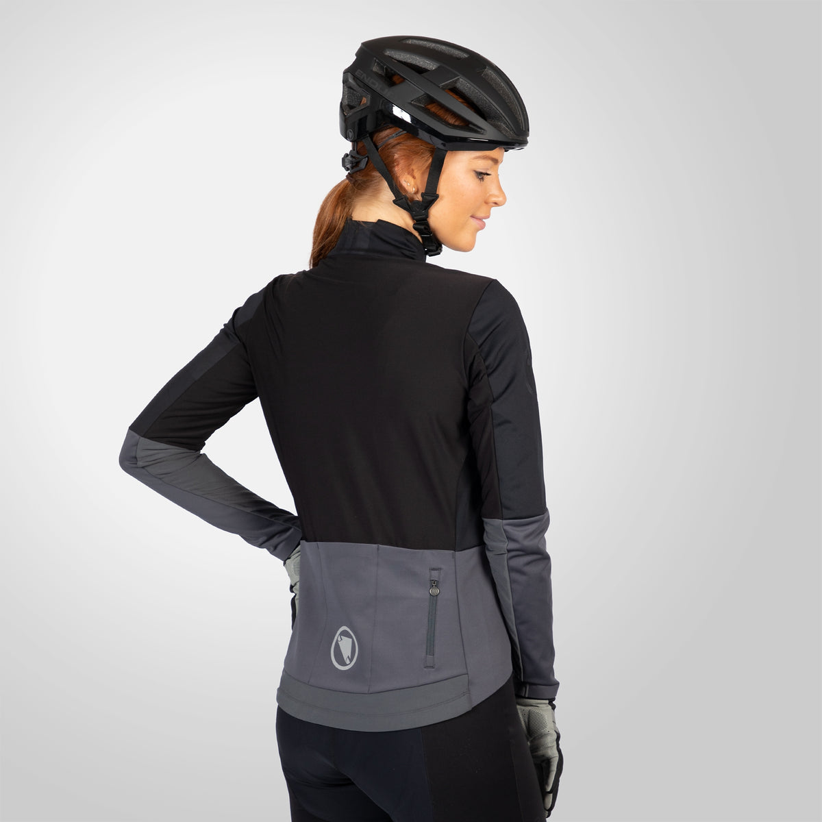 Trikot ENDURA FS260 JETSTREAM Damen Langarm Schwarz