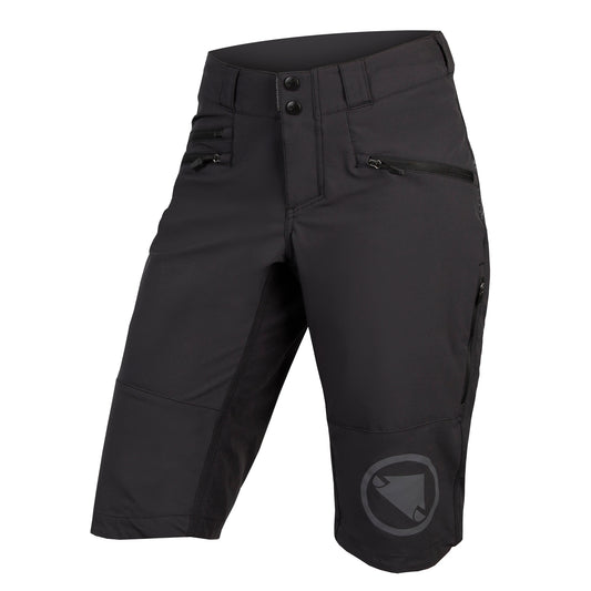 Short ENDURA SINGLETRACK II Damen Schwarz