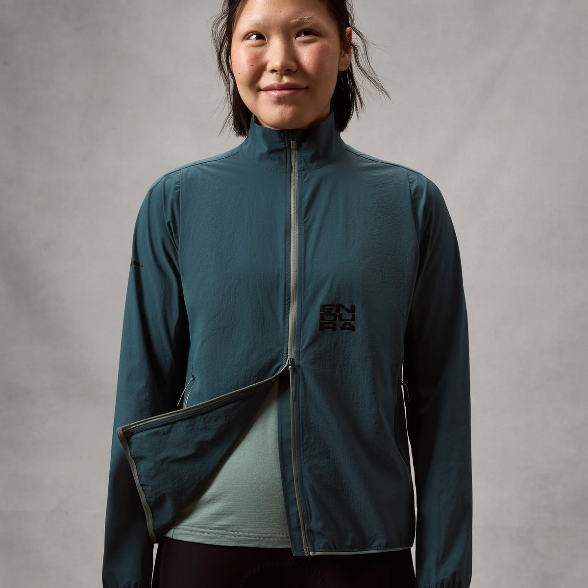 Jacke ENDURA ALLTRACK RIDE PACKABLE Damen Teal