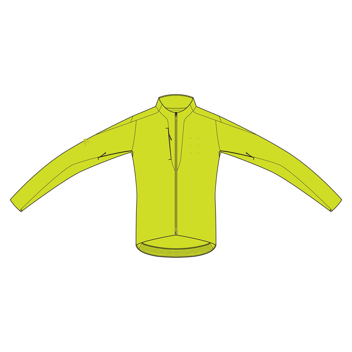 Jacke ENDURA ALLTRACK RACE WIND Gelb