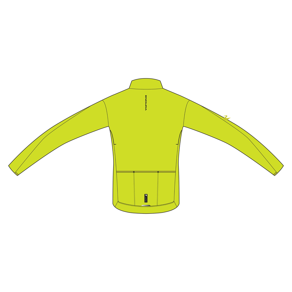 Jacke ENDURA ALLTRACK RACE WIND Gelb