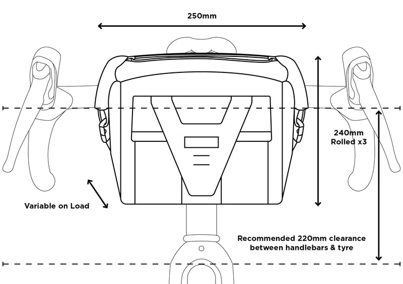 Lenkertasche RESTRAP BARPACK 10L Oliv