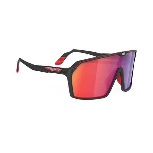 Brille RUDY PROJECT SPINSHIELD Schwarz Gläser RP Optics Multilaser Red