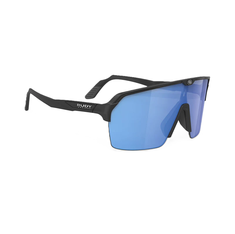 Brille RUDY PROJECT SPINSHIELD AIR Schwarz Matt Gläser RP Optics Multilaser Blau