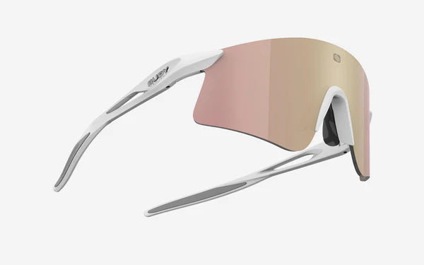 Brille RUDY PROJECT ASTRAL X Weiß Gläser RP Optics Multilaser Rose Gold
