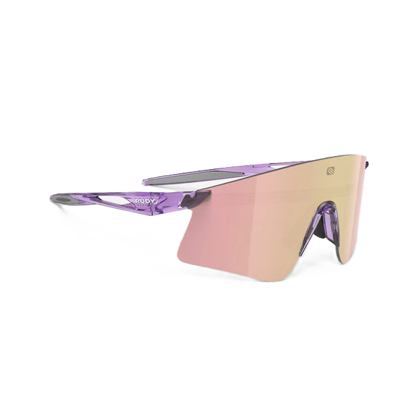 Brille RUDY PROJECT ASTRAL X Crystal Lila Gläser RP Optics Multilaser Rose Gold