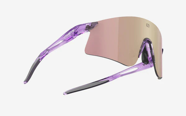 Brille RUDY PROJECT ASTRAL X Crystal Lila Gläser RP Optics Multilaser Rose Gold