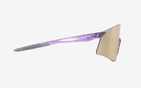 Brille RUDY PROJECT ASTRAL X Crystal Lila Gläser RP Optics Multilaser Rose Gold