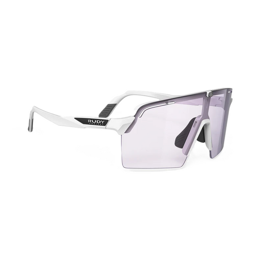 Brille RUDY PROJECT SPINSHIELD PRO Weiß Gläser IMPACTX™ Photochrom Laser Purple