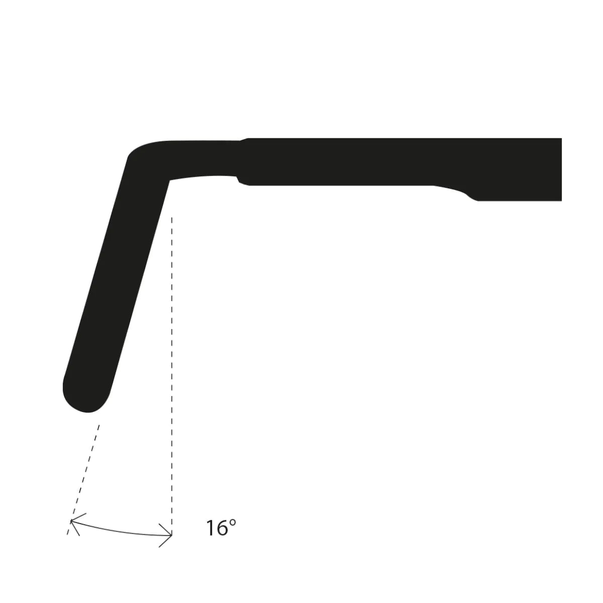 Gravel-Lenker DEDA SUPERZERO CARBON UD POB Finish Flare 16°