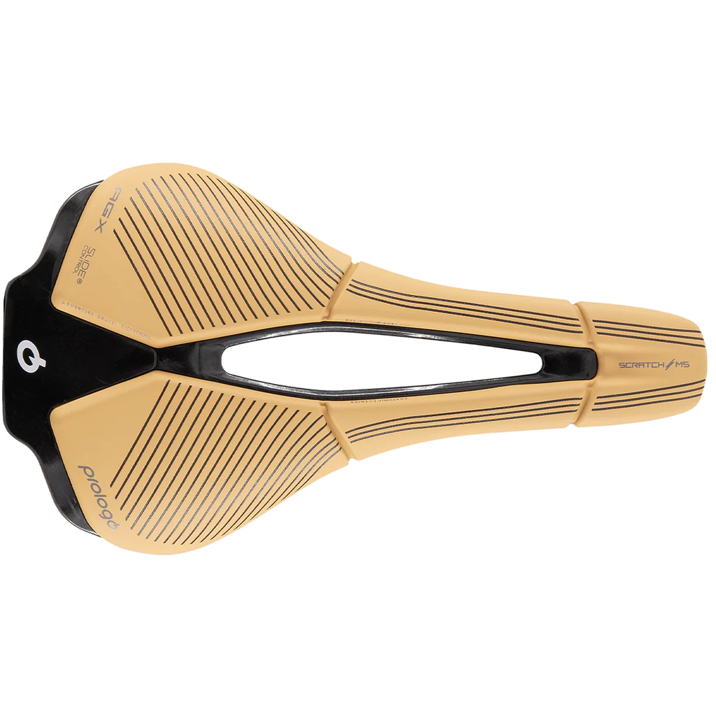 Sattel PROLOGO SCRATCH M5 PAS AGX SLIDE CONTROL Schienen Nack Beige