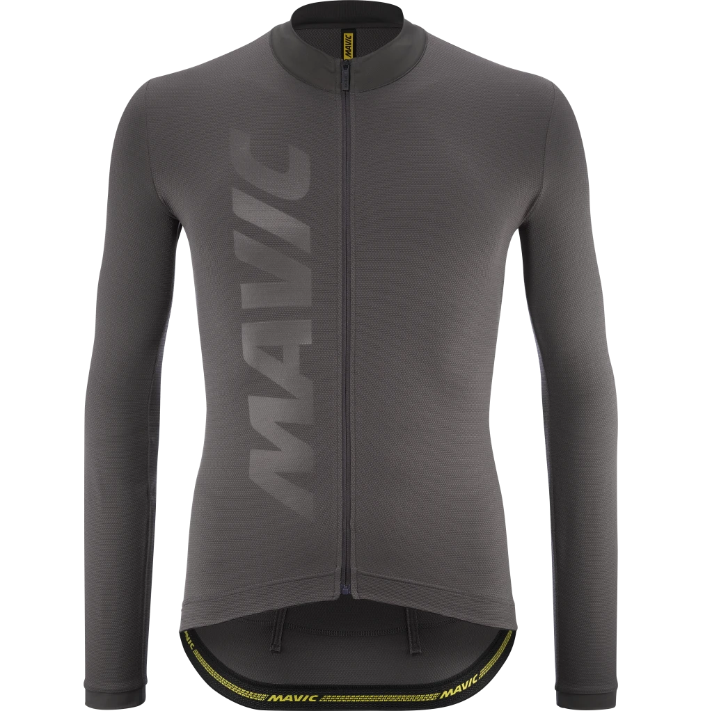 Trikot MAVIC AKSIUM Langarm Grau