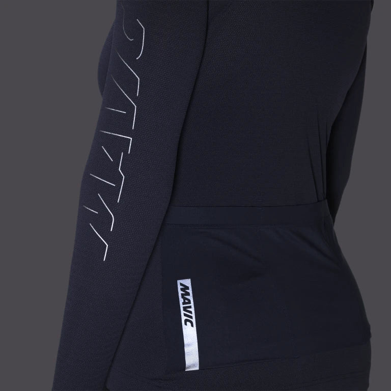 Radtrikot MAVIC AKSIUM Langarm Damen Blau