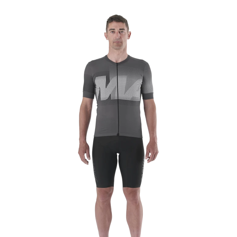 Trikot MAVIC AKSIUM GRAPHIC Kurzarm Grau