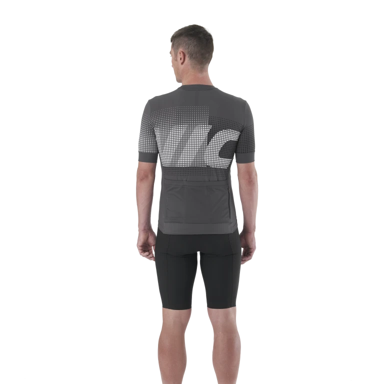 Trikot MAVIC AKSIUM GRAPHIC Kurzarm Grau