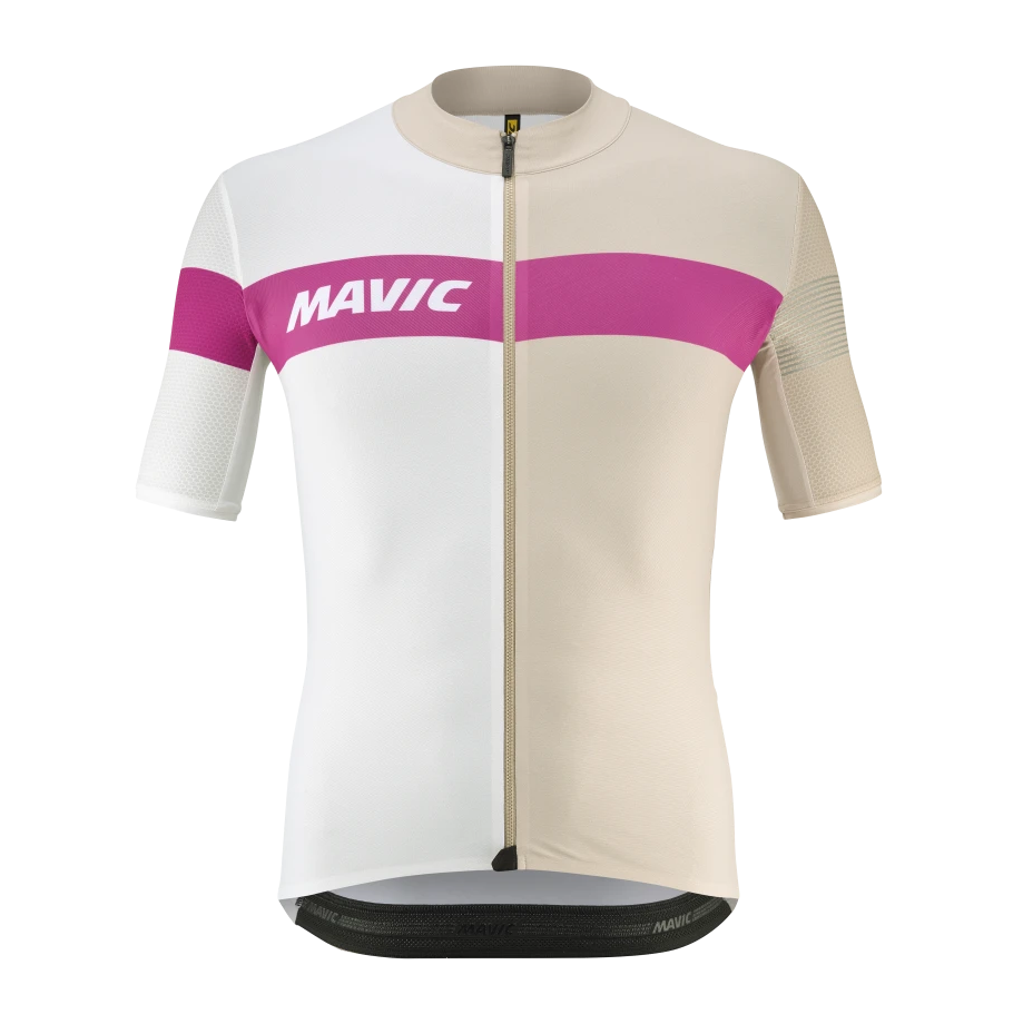 Trikot MAVIC KSYRIUM PRO Kurzarm Beige