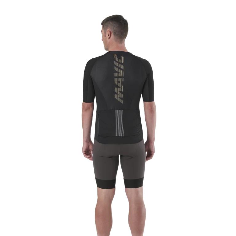 Trikot MAVIC COSMIC Kurzarm Schwarz