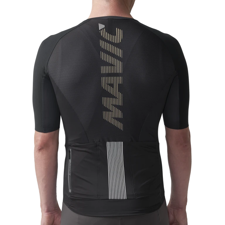 Trikot MAVIC COSMIC Kurzarm Schwarz