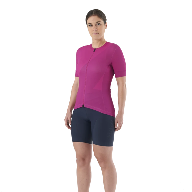 Trikot MAVIC AKSIUM GRAPHIC Kurzarm Damen Fuchsia