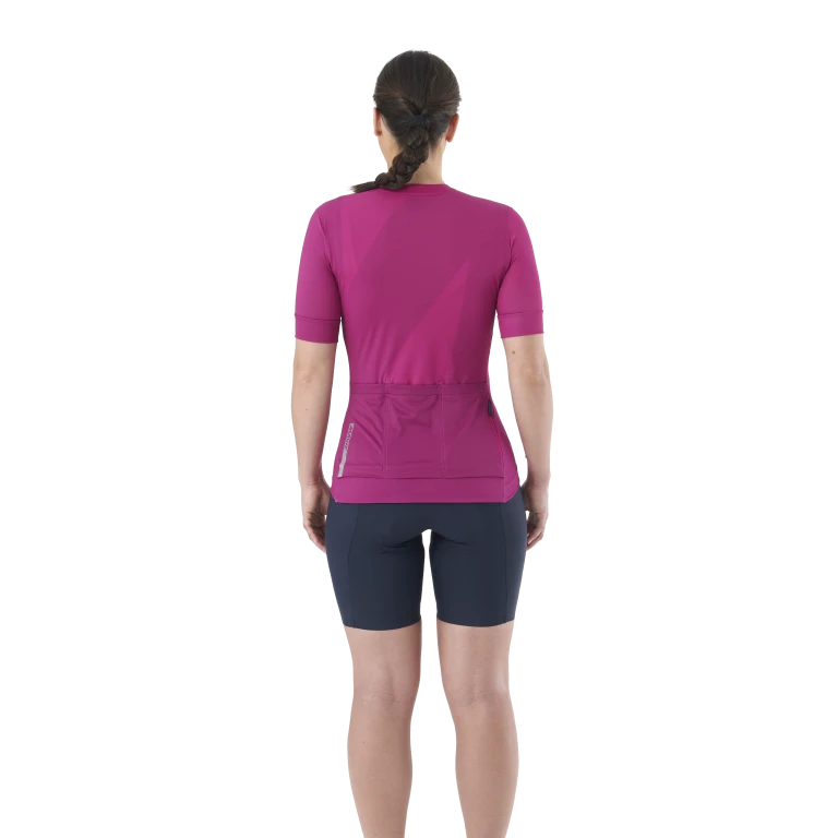 Trikot MAVIC AKSIUM GRAPHIC Kurzarm Damen Fuchsia